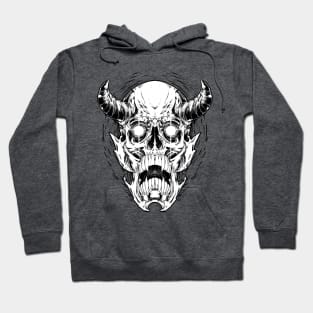 Devil Horns Skull Hoodie